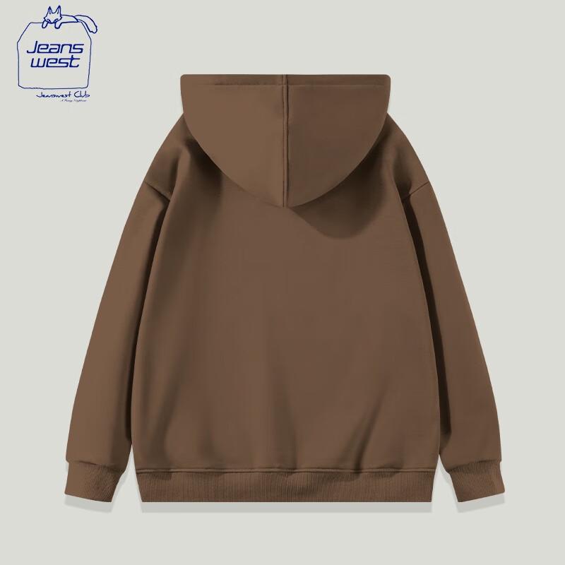 JEANSWEST CLUB Women's Thickened Casual Loose Hoodie