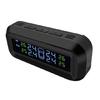 Solar USB Power TPMS Car Tire Monitor Tire Pressure Sensor Security Alarm Systems Digital Display Tyre Pressure
