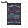 Hill Bobber Motorcycles Metal Signs Cafe Racer Oil School Chopper Metal Poster Vintage Plaque Retro Tin Plate Garage Home Decor