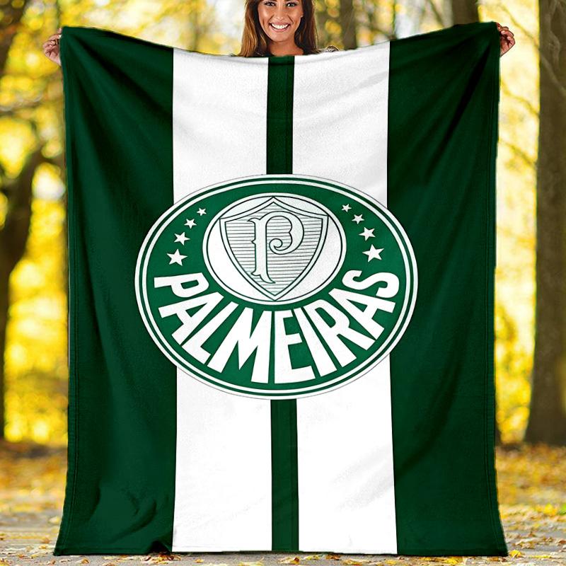 1 Stück Fußballmannschaft (30) Themen-Decke - Digitaldruck, Polyester, Gemütlich für alle Jahreszeiten, Perfekt für draußen, Camping und Reisen