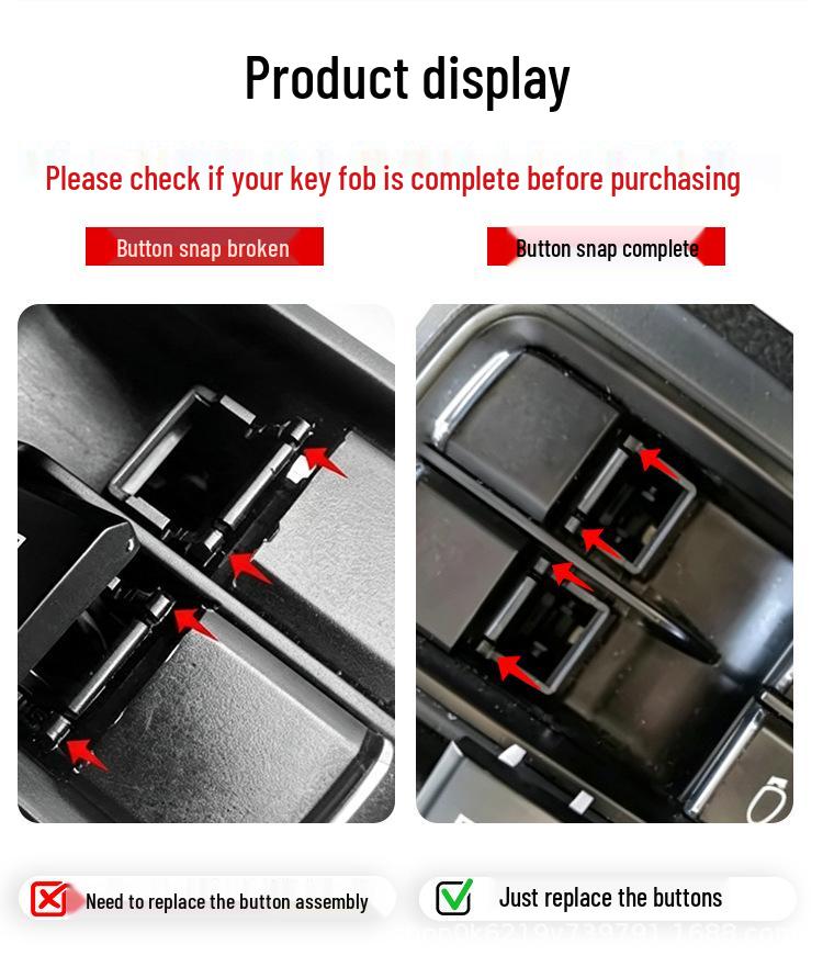 Compatible with Porsche 911 Coupe, 718 Cayman, and Boxster Window Glass Lifter Button