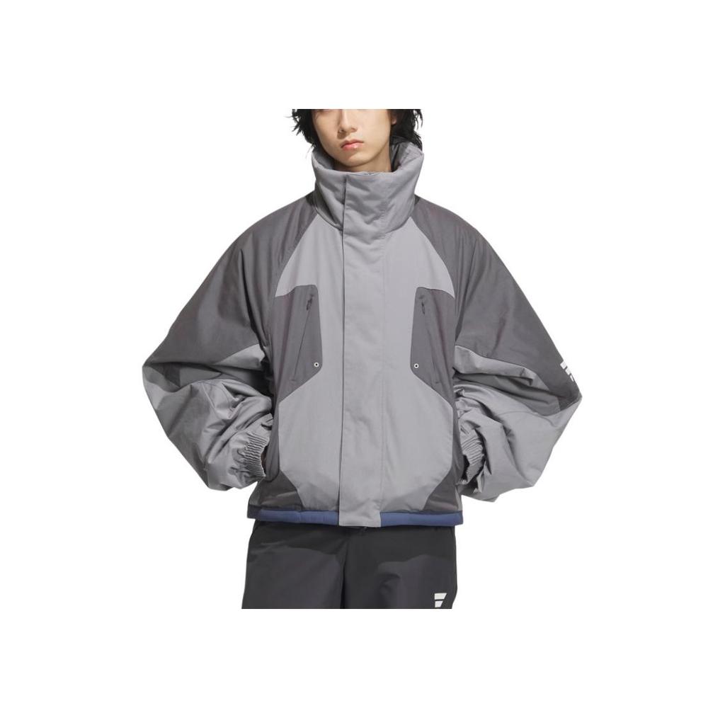 adidas Fustl P Jacket 4 Comfortable Versatile Warm Sports Casual Cotton Coat Men Jacket Gray JM6146