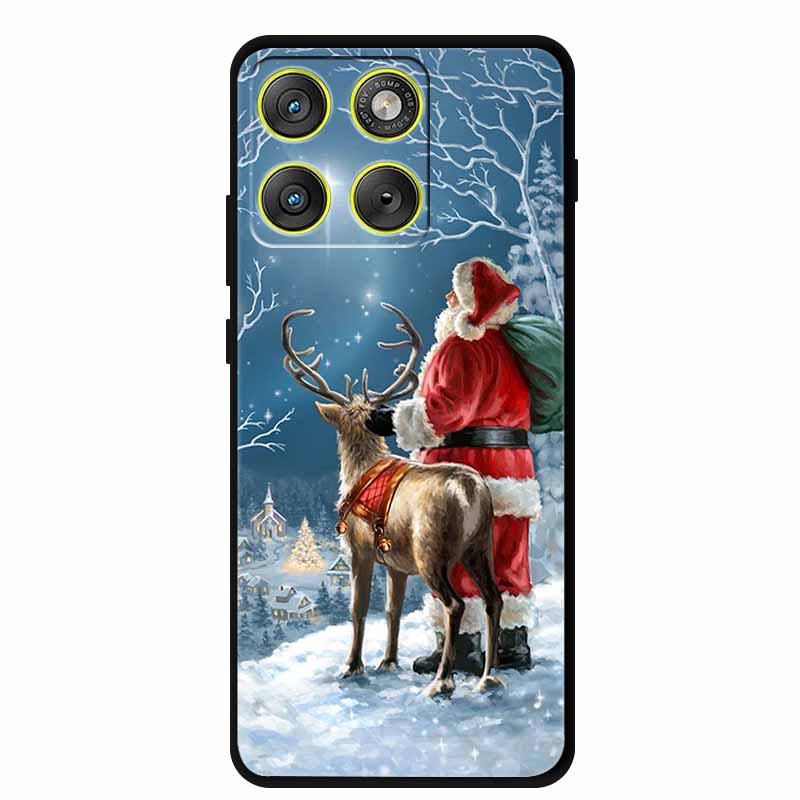 Christmas Phone Cases For Motorola Edge 70 5G Case Silicone Soft Back Cover Christmas Tree for Moto X70 Air 5G Edge70 Back Cover