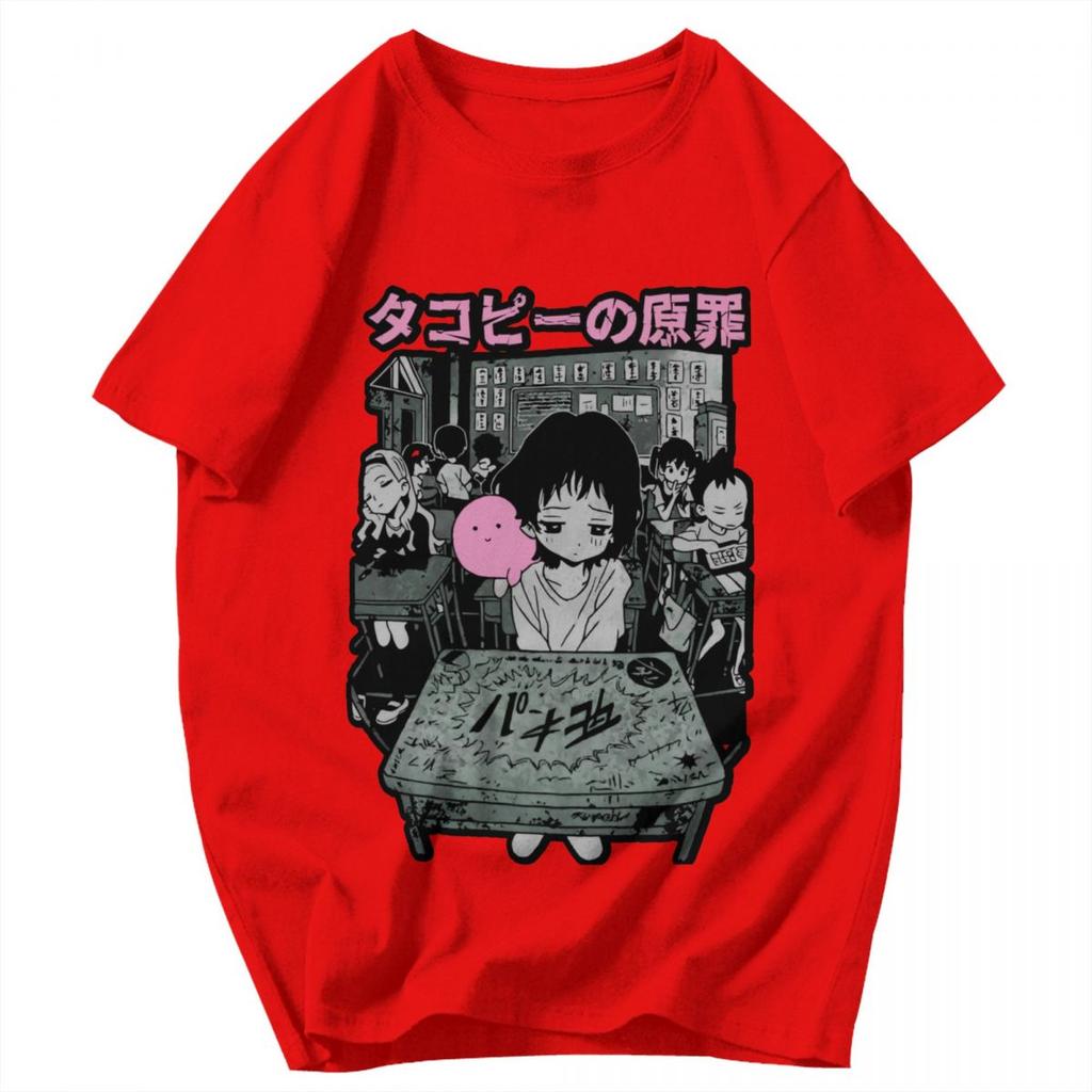 Men T Shirt Takopis Original Sin Takopi Summer Y2K Graphic Tees Unisex Clothing T Shirts