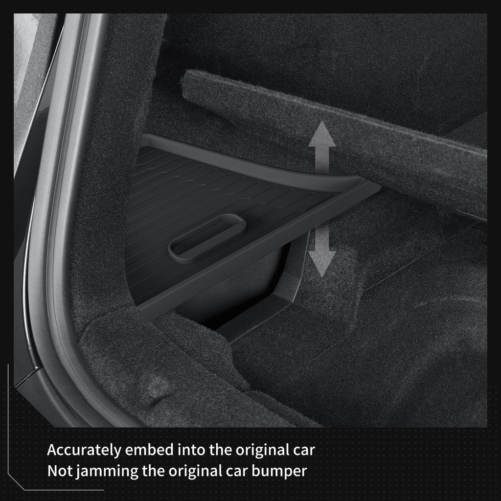 for Tesla Model Y Juniper/Launch 2025 Car Rear Trunk Storage Box Left And Right Both Side Trunk Organizing Storage Accessories