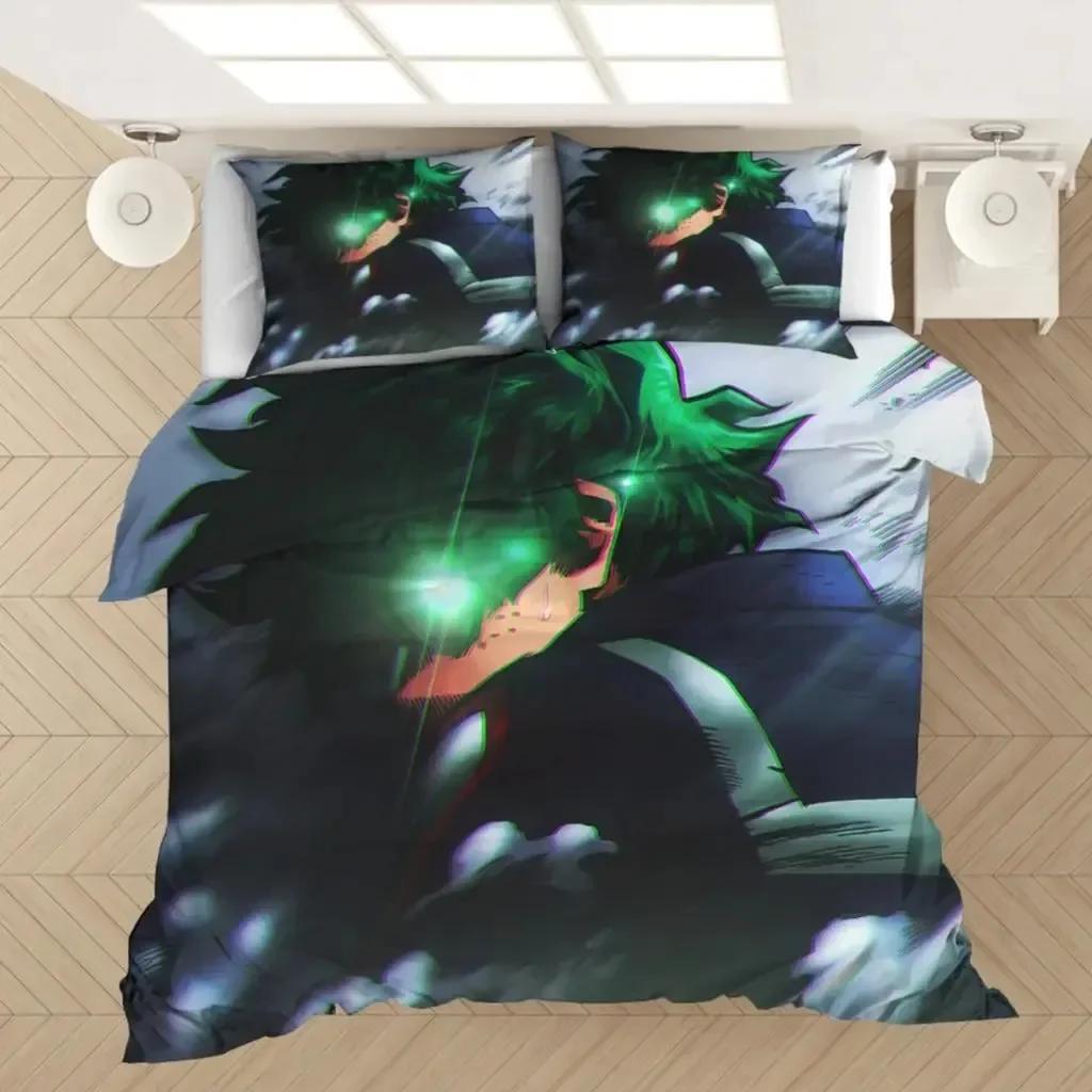 My Hero Academia 3D NEW Duvet Cover Pillowcase Bedding Set Adult Boy Girl Bedroom Decoration Children Single Double Large