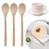 3 Piece Wooden Spoon Bamboo Kitchen Korean Style Natural Wood Soup Tableware Cooking Honey Coffee Spoon Mixing Spoon