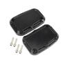 Motorcycle CNC Brake Reservoir Master Cylinder Cover F&R For Harley Touring Road King Street Electra Glide Ultra V-Rod Night Rod