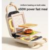 650W Portable Sandwich Breakfast Machine Multifunctional Waffle Biscuit Machine Household Light Food Machine Toaster
