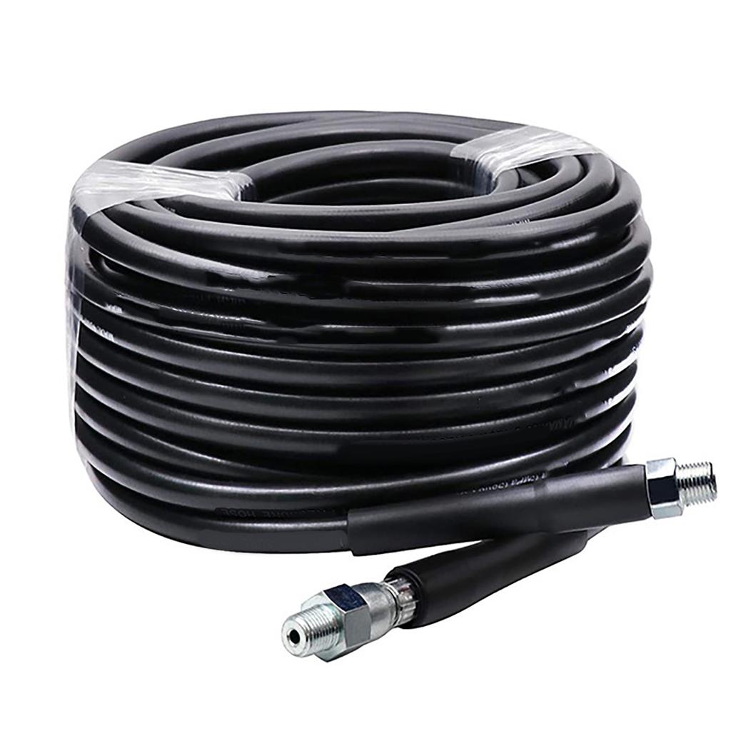 15 Meter Kanalspülset M22?14-Zoll-Abflussreinigerschlauch, Hochdruck-Spülschlauch-Düsen-Kit