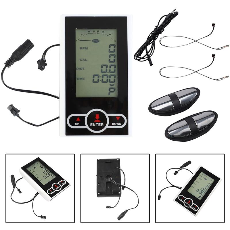 Inomhuscykelcykel Monitor Hastighetsmätare Motionscykel Crosstrainer Display Instrumentbräda För Cyklar Stegmaskin Gym Fitness