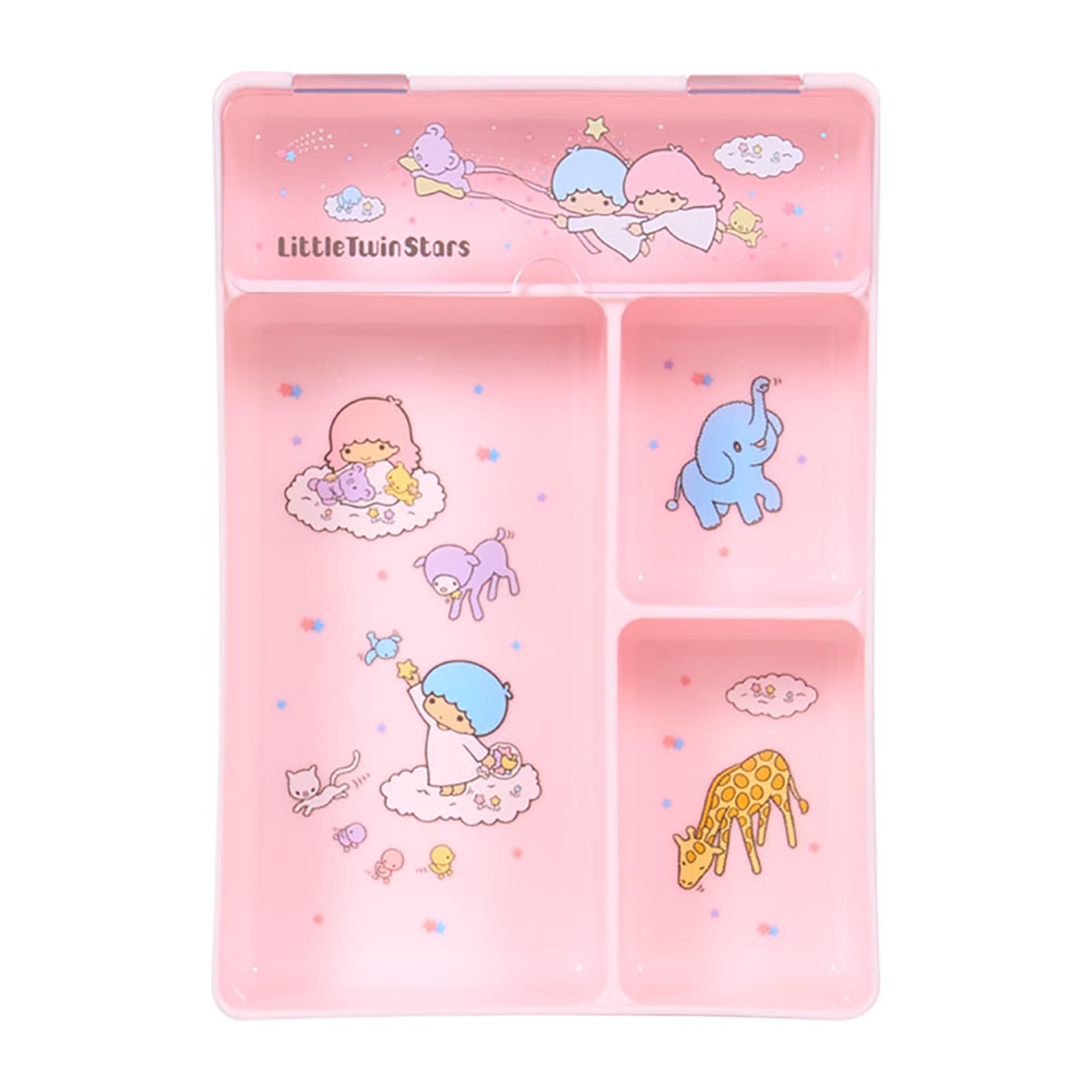 Sanrio Tray with Lid Always Little Twin Stars 323713 (SANRIO) (Everyday Goods, Sanrio)