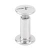 100 Sets Rivet and Screw M2.5 Stainless Steel Flat Round Hd Rivet Studs for Clothing Decoration Lther Crafts