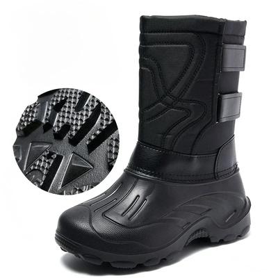 2025 Bottes de Pluie EVA pour Homme Bottes d'Extérieur d'Hiver Bottes de Neige Chaussures en Coton Chaudes et Peluchées pour Homme Bottes de Pêche Botas De Trabajo Hombre
