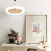 Dimmable Ceiling Fan Lamp Modern Bedroom Decorative E27 Ceiling Lamp Electric Fan Ventilator Lamp
