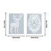 Animal Painting Stencils DIY Reusable Drawing Template Hollow Out Painting Stencils DIY Scrapbooking Journal Decor for Children