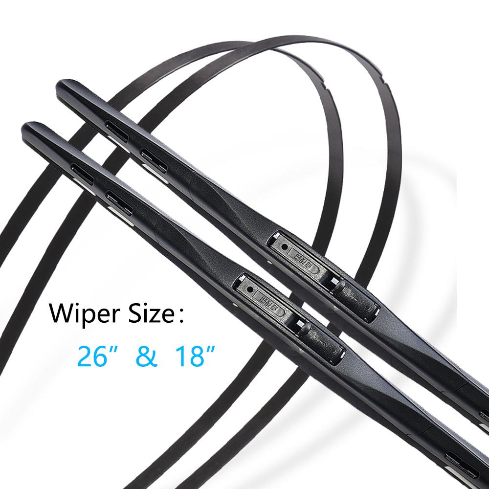 For Buick Lacrosse Allure Alpheon MK2 2010~2016 Front Wiper Blades Window Windscreen Windshield Cleaners Rubber Silicon