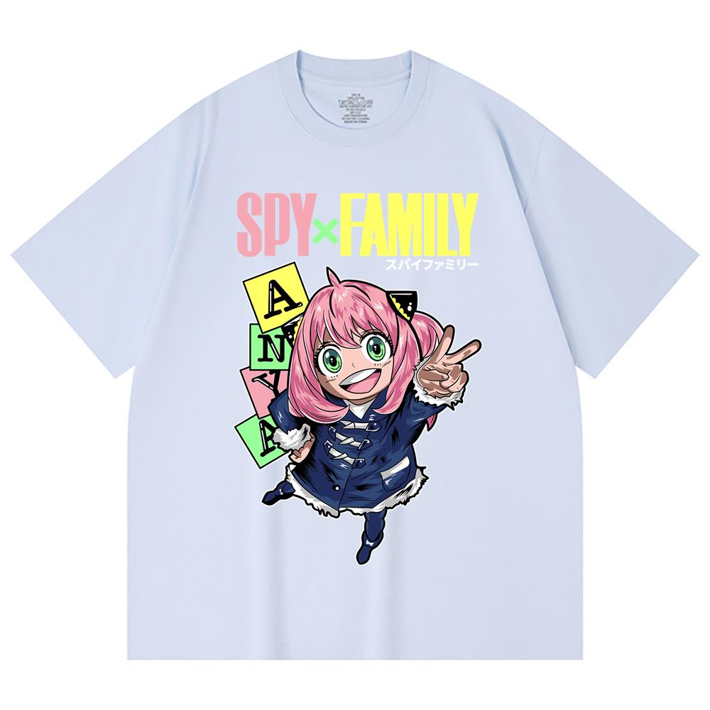 230 Gsm 100% Cotton Spy Family V5 Anya Print Unisex Heavy Cotton T Shirt