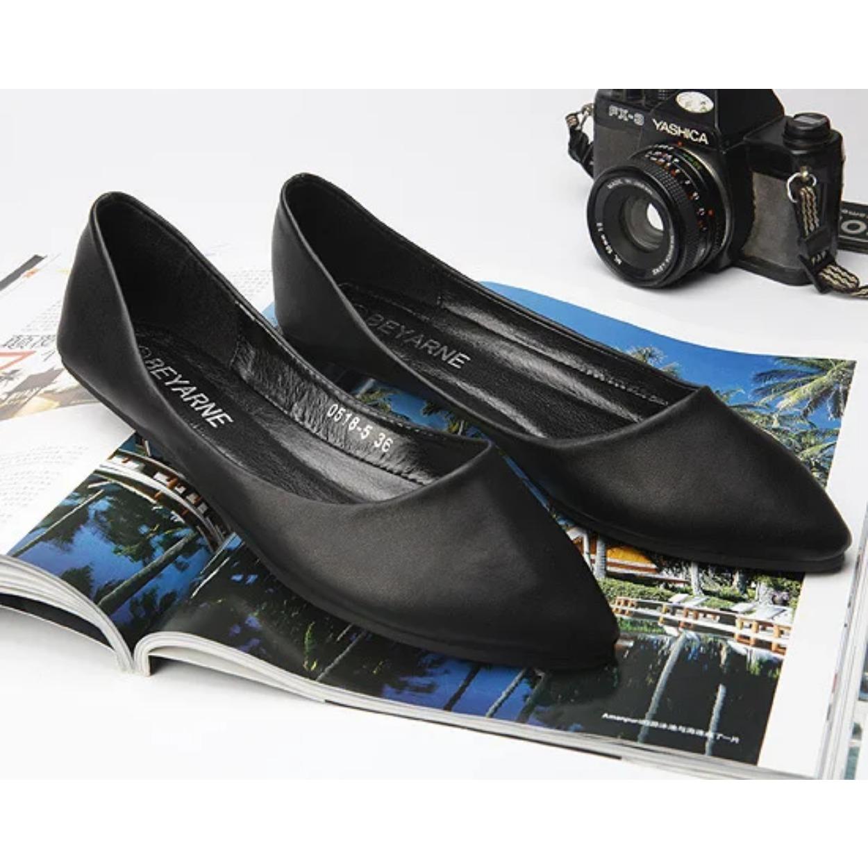 

Новинка 2025 Весна и Осень Женские Лоферы Лоферы Женские Туфли на плоском каблуке Туфли-лодочки Повседневные 2025 12 чёрный