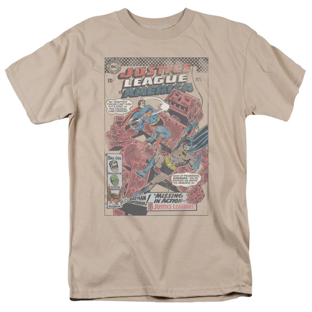 

Justice League Of America Cube Creature Mens T Shirt Sand L
