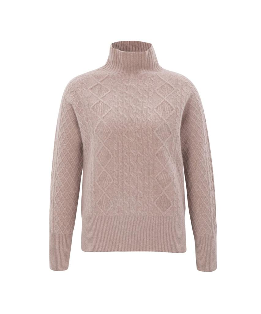TACET Cashmere Blended Cable Turtleneck Knit