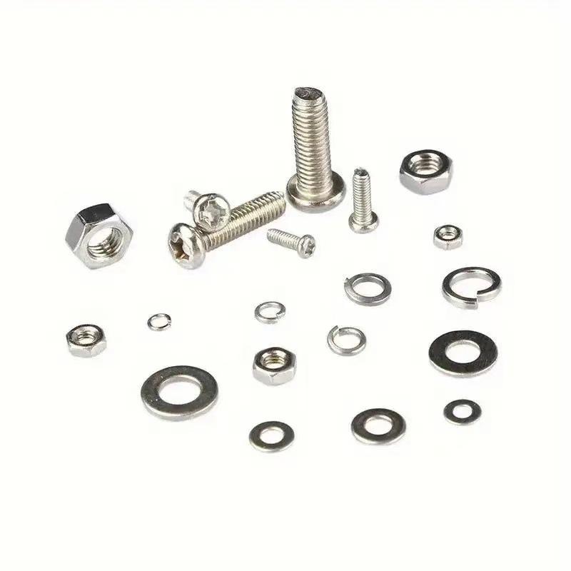 Round Head Phillips Screw & Nut Kit, 320pcs M2-M5