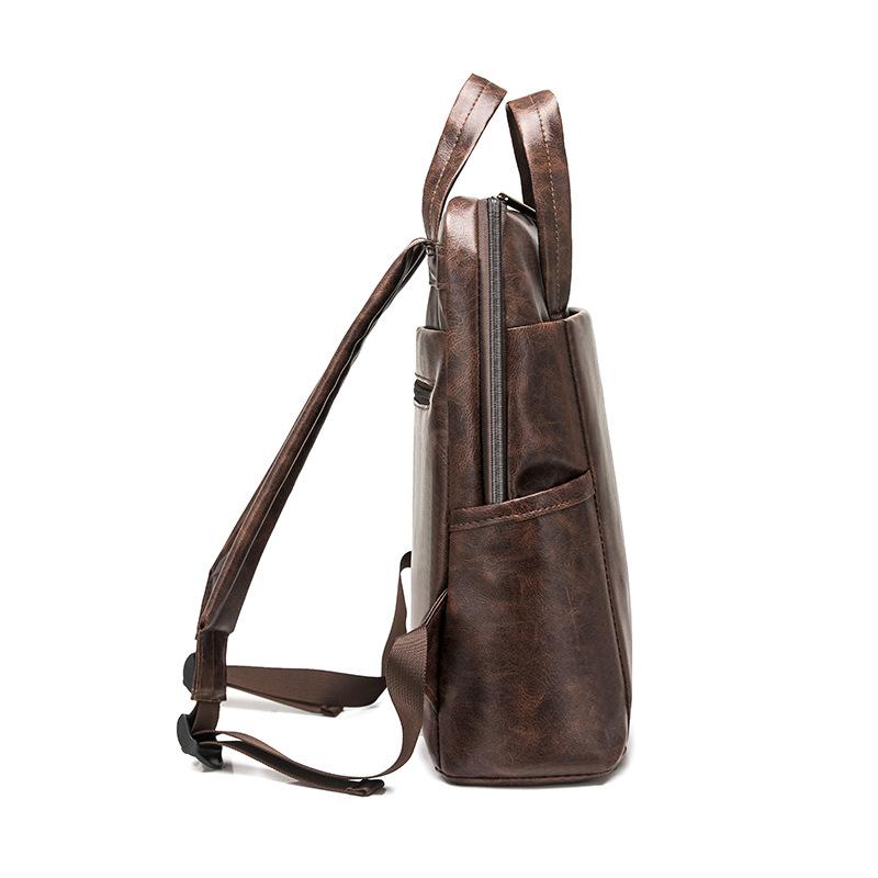 Business Backpack Female PU Backpack Student Schoolbag
