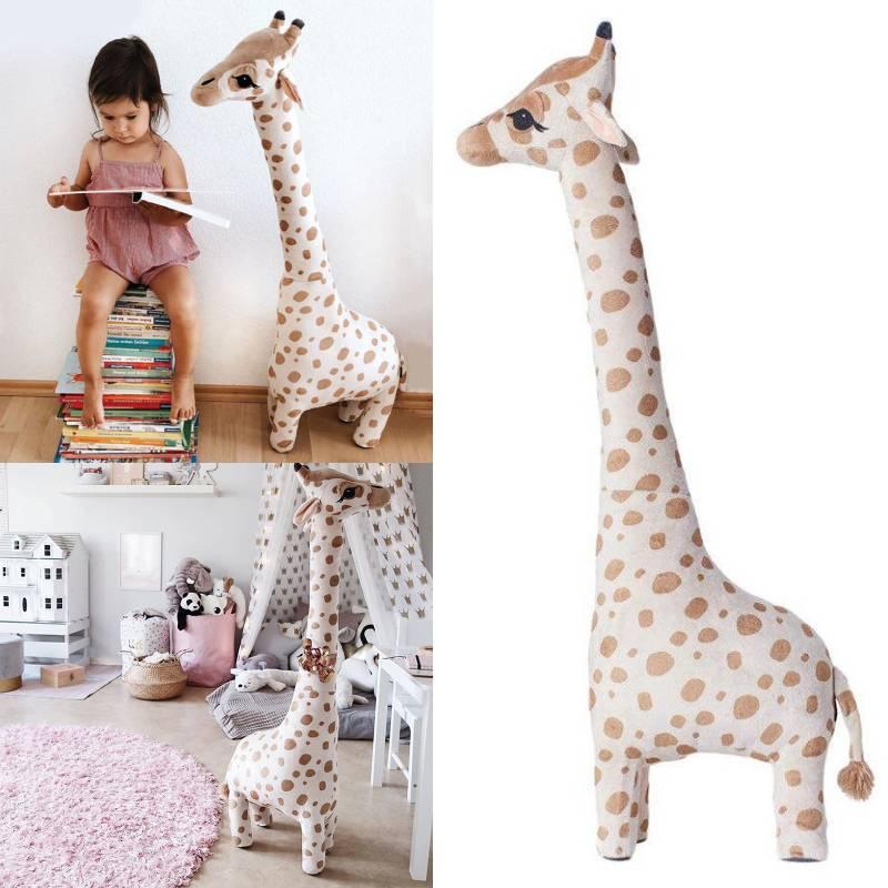 Süßes Giraffen-Stofftier Schlafkissen Für Kinderzimmer-Dekoration Und Nickerchen-Unterstützung