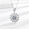 Jewelry Set Foreign Trade Model European and American Style Sunflower Ring Earrings Necklace Female Bride Zircon Jewelry.