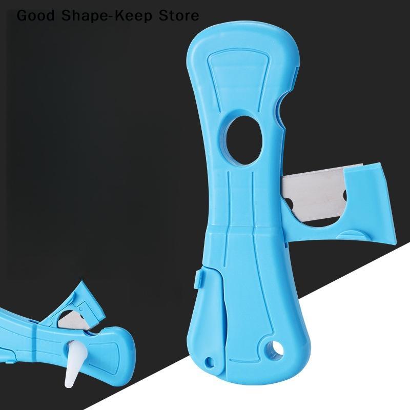 Adjustable All-in-One Adhesive Tip Cutter & Manual Glue Nozzle Trimmer, 1/2Pcs DIY Portable Plastic Sealant Tool.