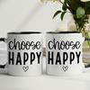 1pc, Inspirational Positive Encouragement Gift for Couples Friends Colleagues Family Coffee Mug, Minimalist Letter Print Design