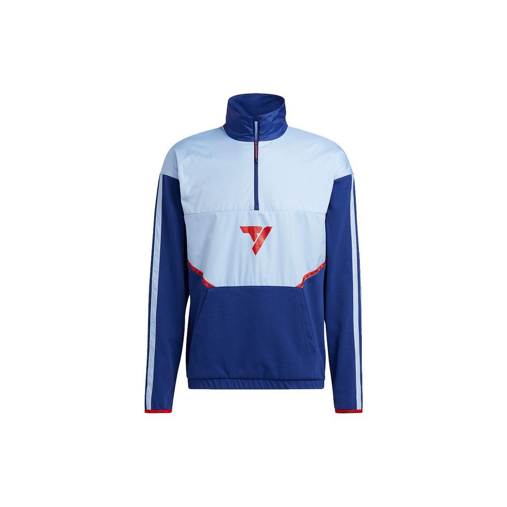 Adidas Adicolor Basketball Sports Jacket Men Outerwear Sky-Blue H43760