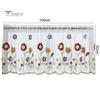 1 Sheet  Window Sheer Perforated Delicate Polyester Beautiful Embroidered Window Voile Curtain Household Supplies
