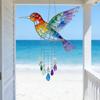 Regenbogen Vogelform Windspiele mit reflektierenden Oberflächen zum Einfangen von Sonnenlicht für Garten- und Heimdekoration