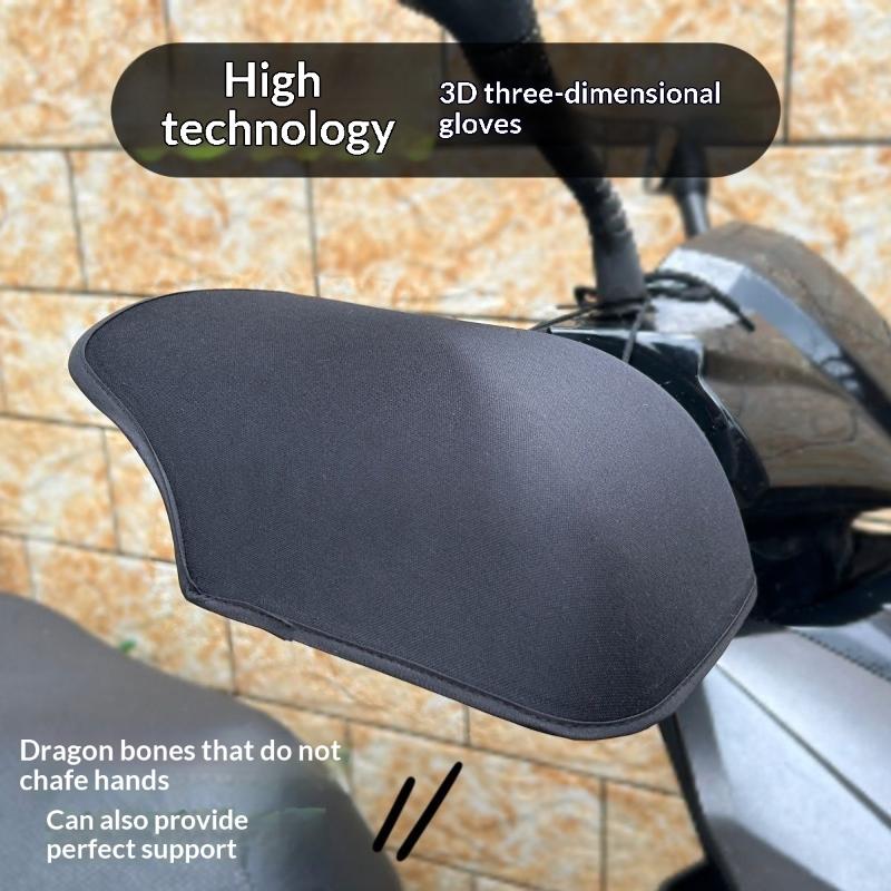 

Motorcycle Handlebar Muffs Electric Vehicle Sun Protection Gloves Mittens Windproof Hand Covers Waterproof Grip Accessories чорний