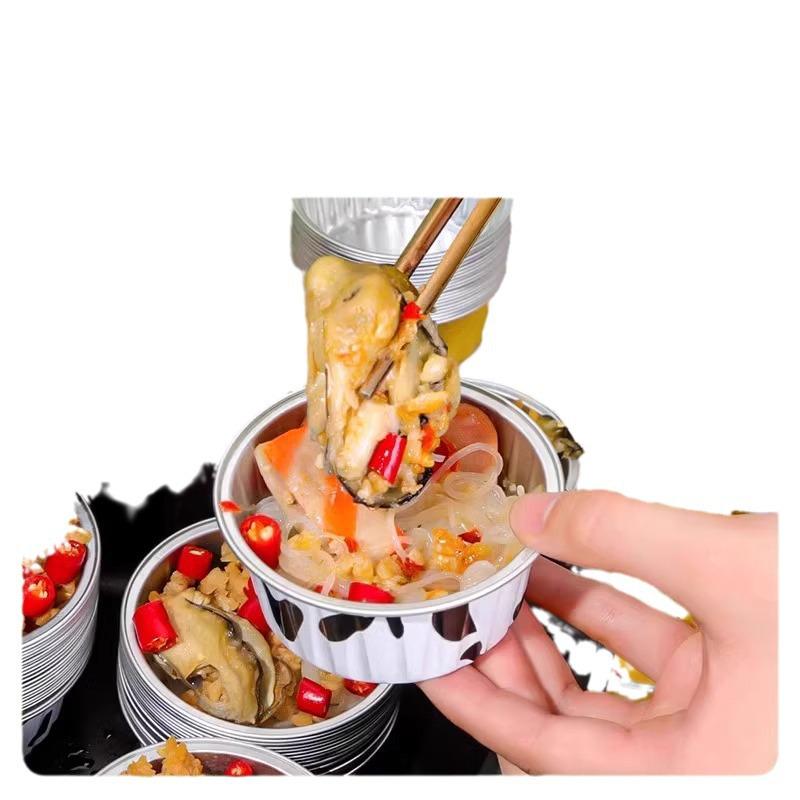 Aluminum Foil Air Fryer Bowls - Disposable Tart and Plate Molds.
