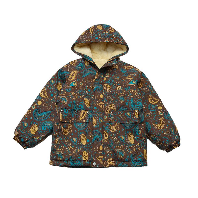 Boys' Fleece-Lined Hooded Cotton Jacket 2025 - Thick, Warm Parka for Kids