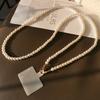 Damen S Langes Crossbody Handy-Lanyard Perlen Handgefertigt Perlenabnehmbarer Clip