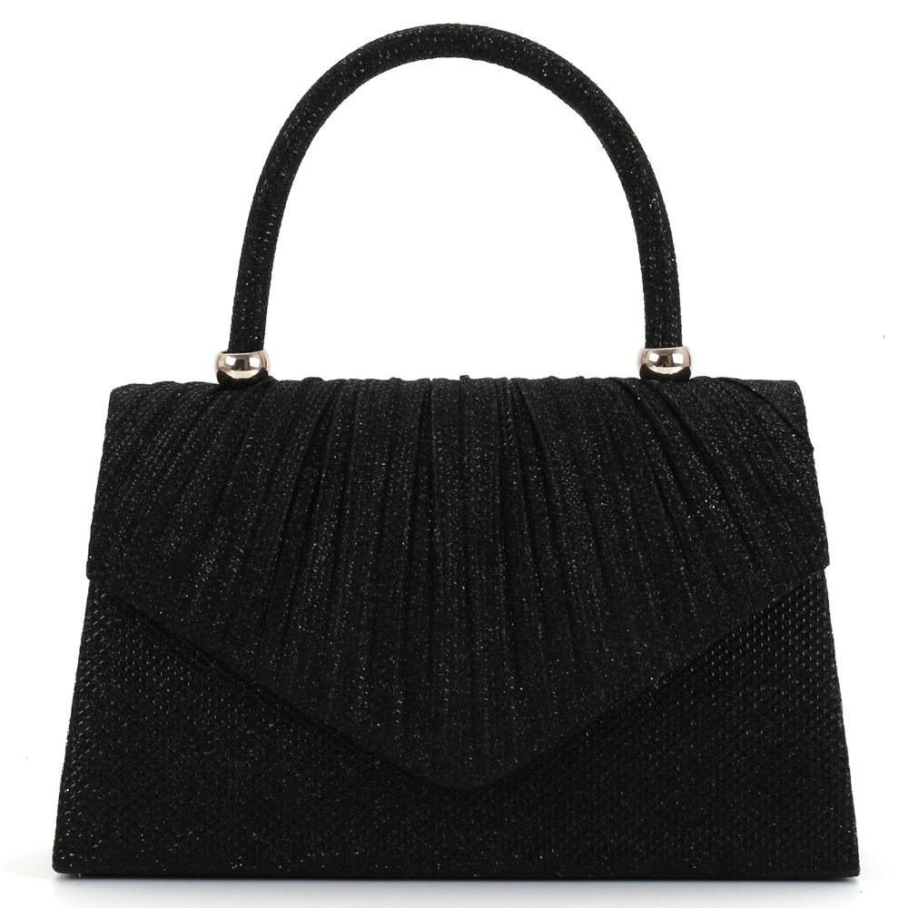 

Large Capacity Lightweight Advanced Sense Banquet Bag Fashionable Elegant Crossbody Bag Luxury Women Evening Handbag Wedding чёрный