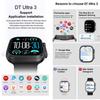 DT Ultra 3 Smartwatch Amoled Screen 4GB MP3 MP4 Player Bluetooth Network Sharing APP Store ChatGPT Smart AI Watch Men Sportwatch
