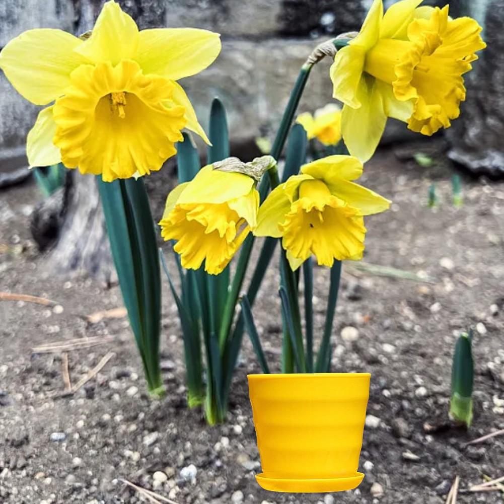 Blumentopf mit Drainage Imitation Blumentöpfe Stilvolle Pflanzgefäße