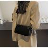 Niche High-end Simple Fashion Single Shoulder Crossbody Matte PU Pen Holder Retro Cylinder Women's Bag Small Bag