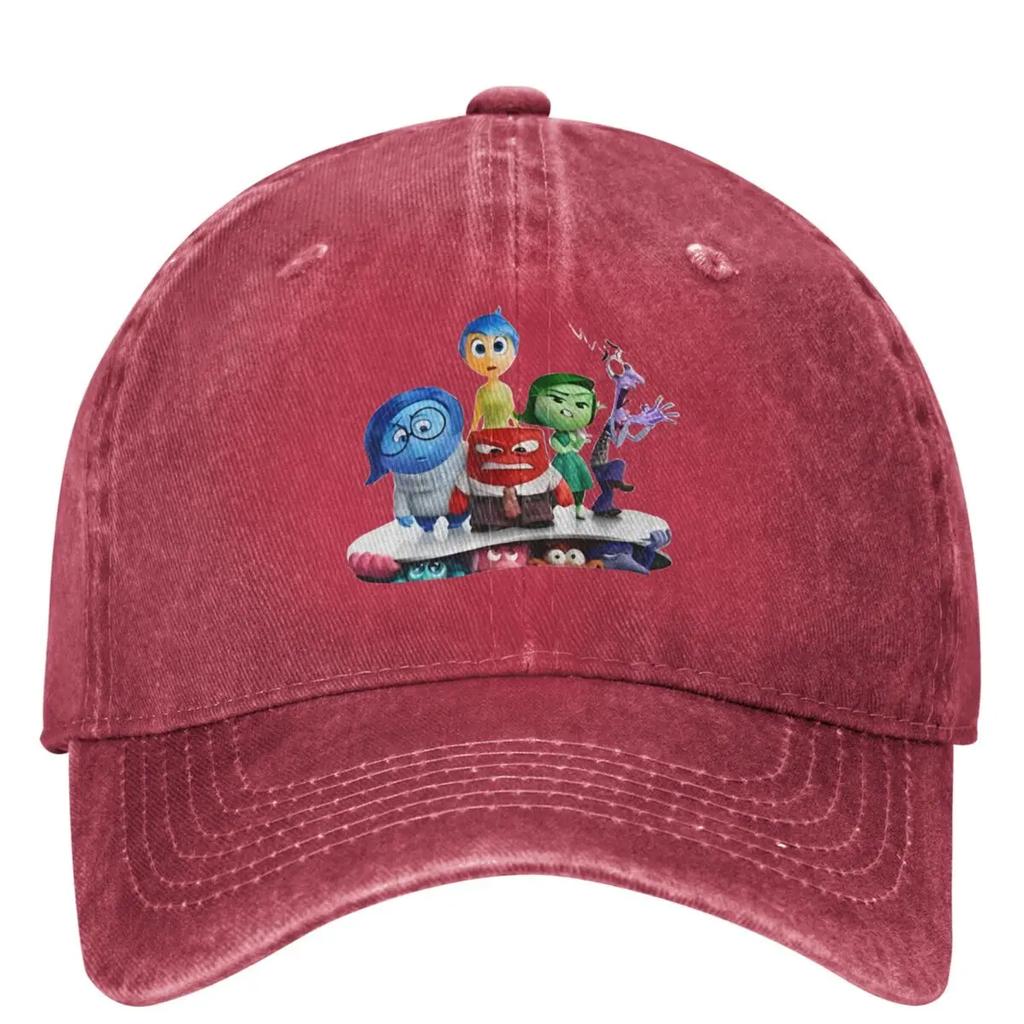 Anxiety Inside Out Baseball Cap Outdoor Sports y2k Funny Hip Hop Hats Men Adult Casual Sunscreen Baseball Caps