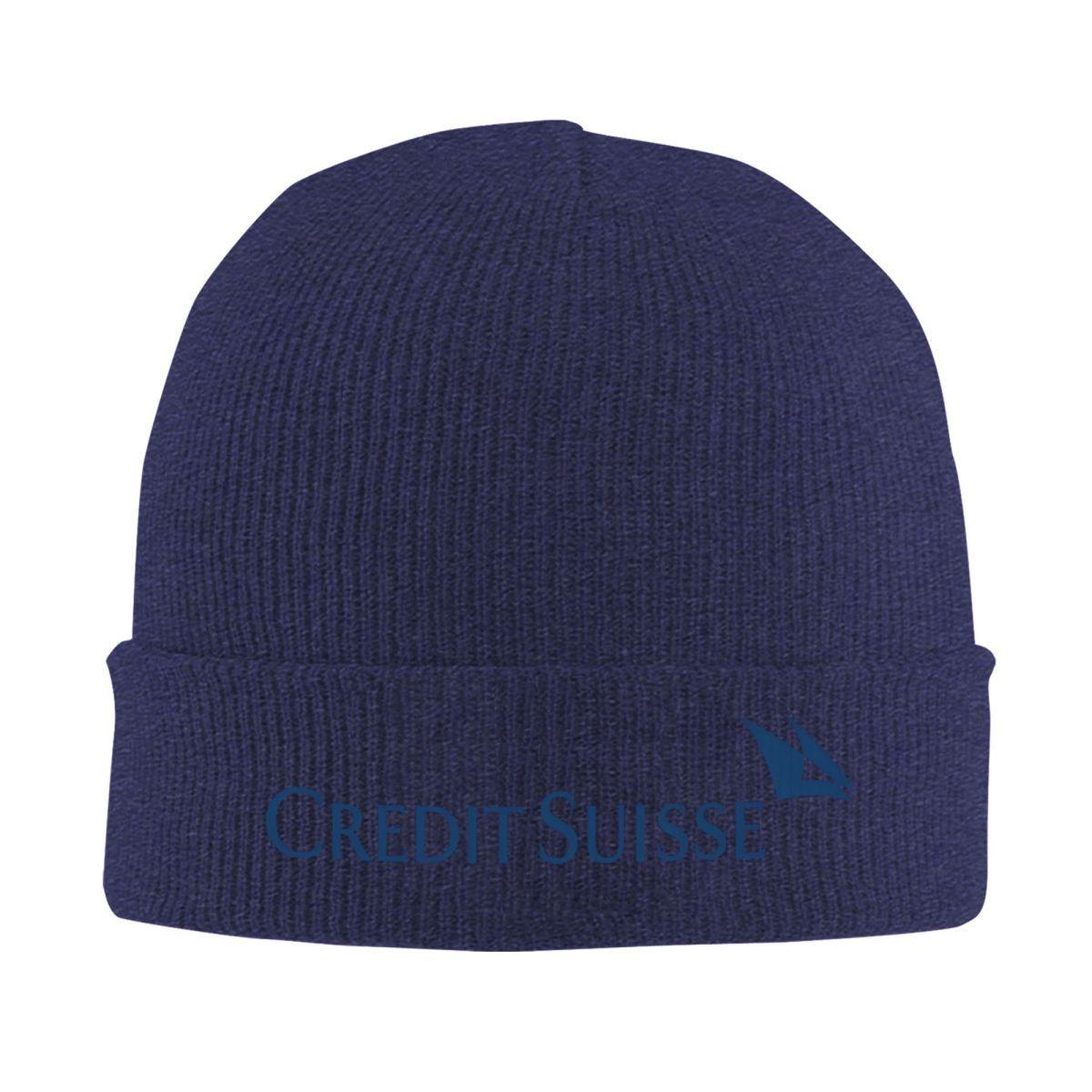 

Credit Suisse Logo Knitted Caps for Women Men Skullies Beanies Winter Hat Acrylic Casual Caps