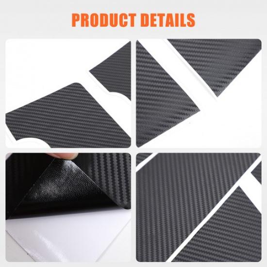 Black Window Center Pillar Sticker Trim Decal For Toyota Sequoia  2024