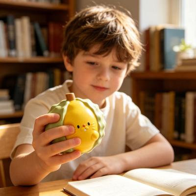 Schattig Langzaam Rijzend Knijpspeeltje Zacht PU Fidget voor Stressverlichting Realistisch Fruitvormig Decompressie Gadget voor Kinderen Volwassenen