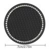 2Pcs Car Water Cup Pad Holders Non-Slip  Rubber Mat For Bottle Holder Coaster Auto Interior Anti-Skid Cup Holders