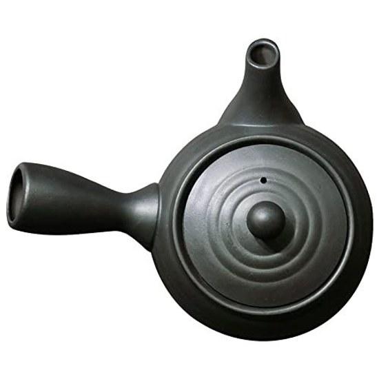 Suzuki Bankoyaki Teapot 1.5 Size Approximately 330ml 1 2 People Yogan Black Made Japan