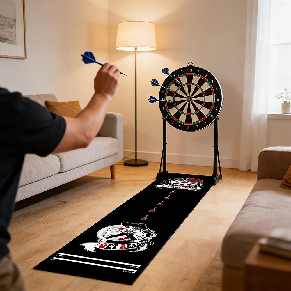Covorașul de Darts Anti-Alunecare și Rezistent la Uzură Este Special Conceput Pentru Baruri de Acasă și Arcade de Jocuri. Este o covoraș de darts ușor de curățat
