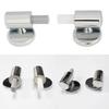 1set Toilet Cushions Hinge Set, Including Replacement Toilet Seat, Cover Hinge, Screw Pin, Hardware Connector, Quick Connector